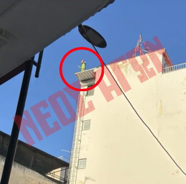 Γερμανίδα απειλούσε να πέσει από ταράτσα ξενοδοχείου στην Καρδίτσα (ΦΩΤΟ + ΒΙΝΤΕΟ)