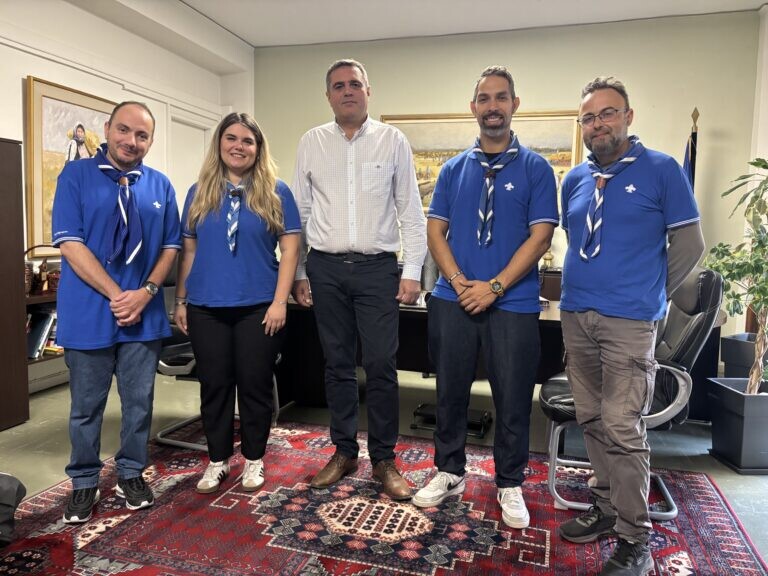 Συνάντηση του 1ου Συστήματος Προσκόπων Καρδίτσας με τον Αντιπεριφερειάρχη ΠΕ Καρδίτσας